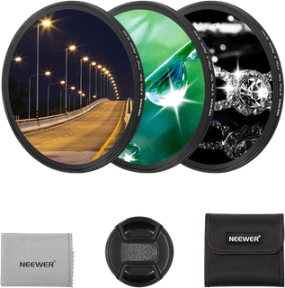 Neewer 3pcs 67mm Filtros Efecto Estrella